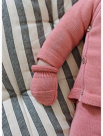 Manoplas de bebé en algodón - colección «petits chats»