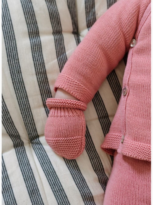 Manoplas de bebé en algodón - colección «petits chats» - Kiabi Manoplas de bebé en algodón - colección «petits chats» - Kiabi