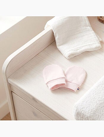 Manoplas para bebé antiarañazos algodón | SEVIRA KIDS