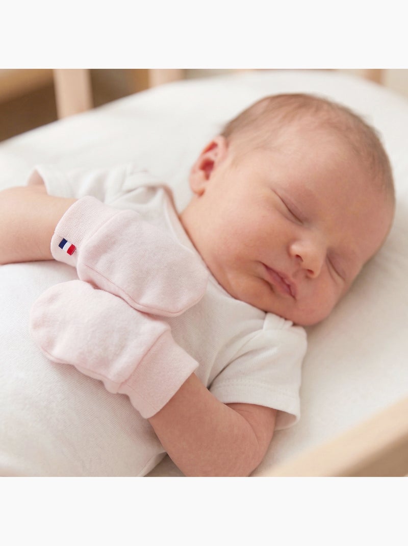 Manoplas para bebé antiarañazos algodón | SEVIRA KIDS Rosa - Kiabi