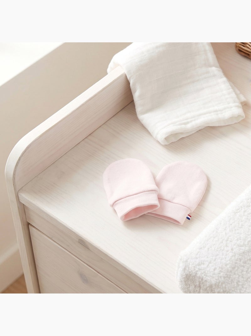 Manoplas para bebé antiarañazos algodón | SEVIRA KIDS Rosa - Kiabi