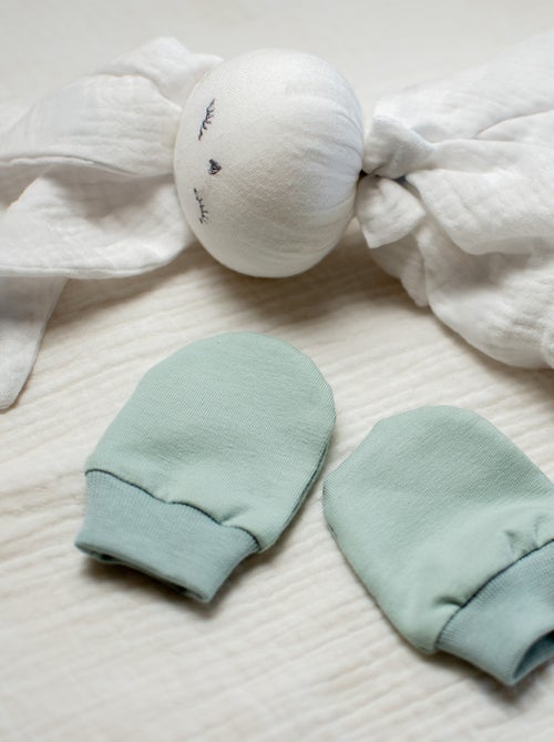 Manoplas para bebé antiarañazos algodón | SEVIRA KIDS - Kiabi