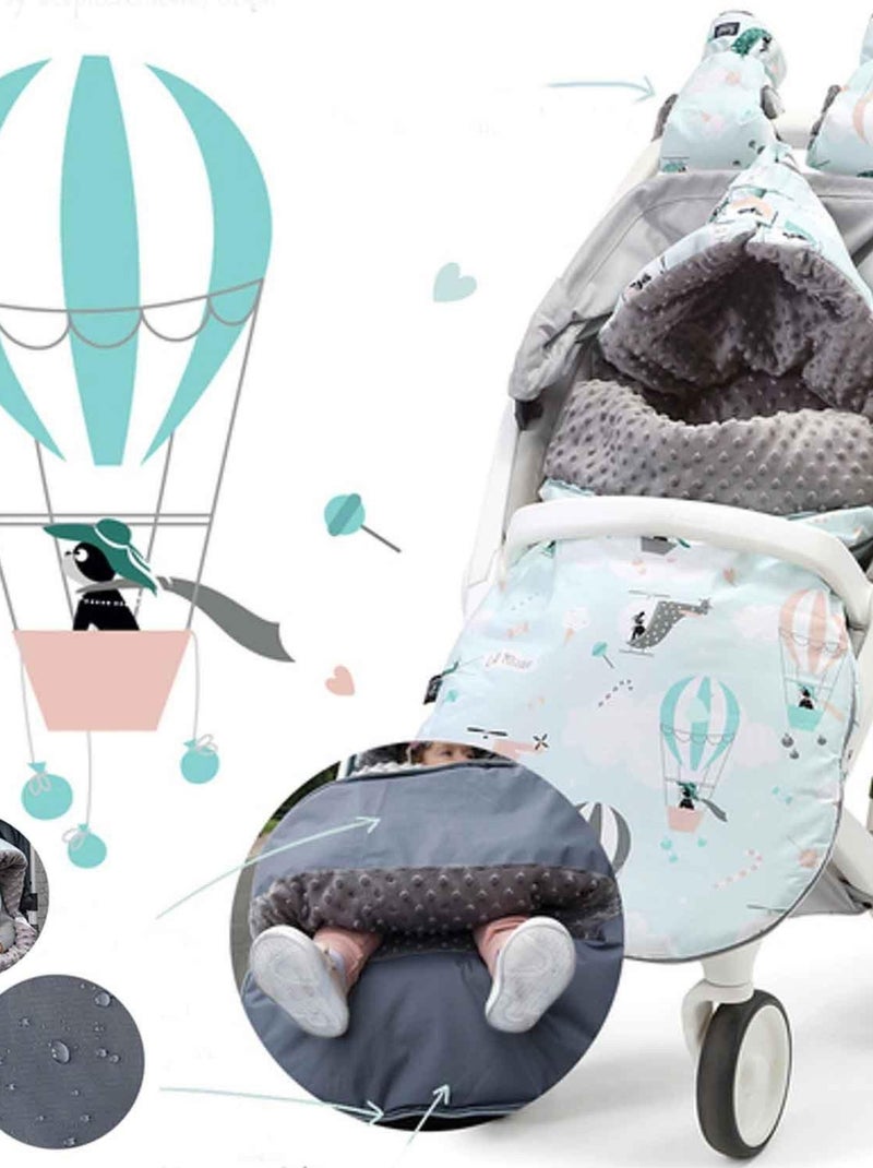 Manoplas para cochecito - protector de manos - fantasy | SEVIRA KIDS Multicolor - Kiabi