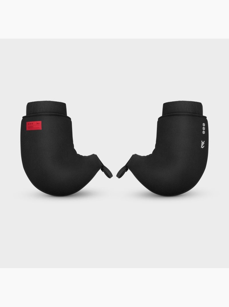 Manoplas para manillar bicicleta invierno ciclismo hombre y mujer dw mitt Negro - Kiabi
