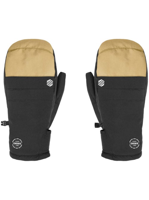 Manoplas térmicas esquí esquí y nieve hombre y mujer pitztal camel - Kiabi