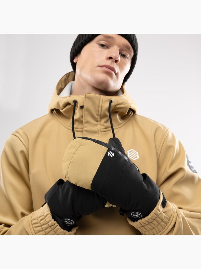 Manoplas térmicas esquí esquí y nieve hombre y mujer pitztal camel Beige - Kiabi