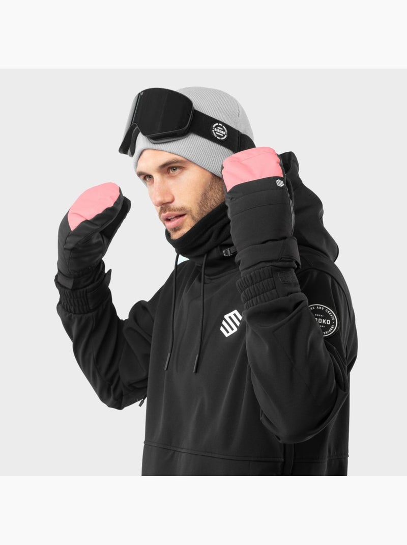 Manoplas térmicas esquí esquí y nieve hombre y mujer pitztal Negro - Kiabi