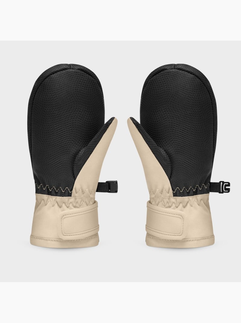 Manoplas térmicas esquí niños esquí y nieve niños y niñas terrafrost Beige - Kiabi
