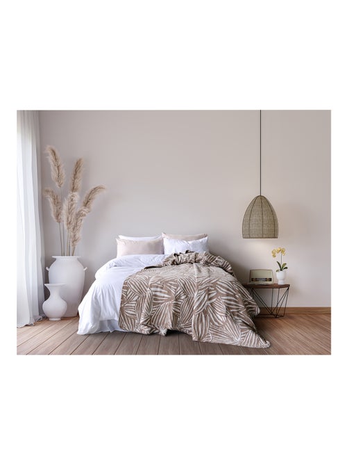 Manta - Cubre 200x220 cm beige - Kiabi