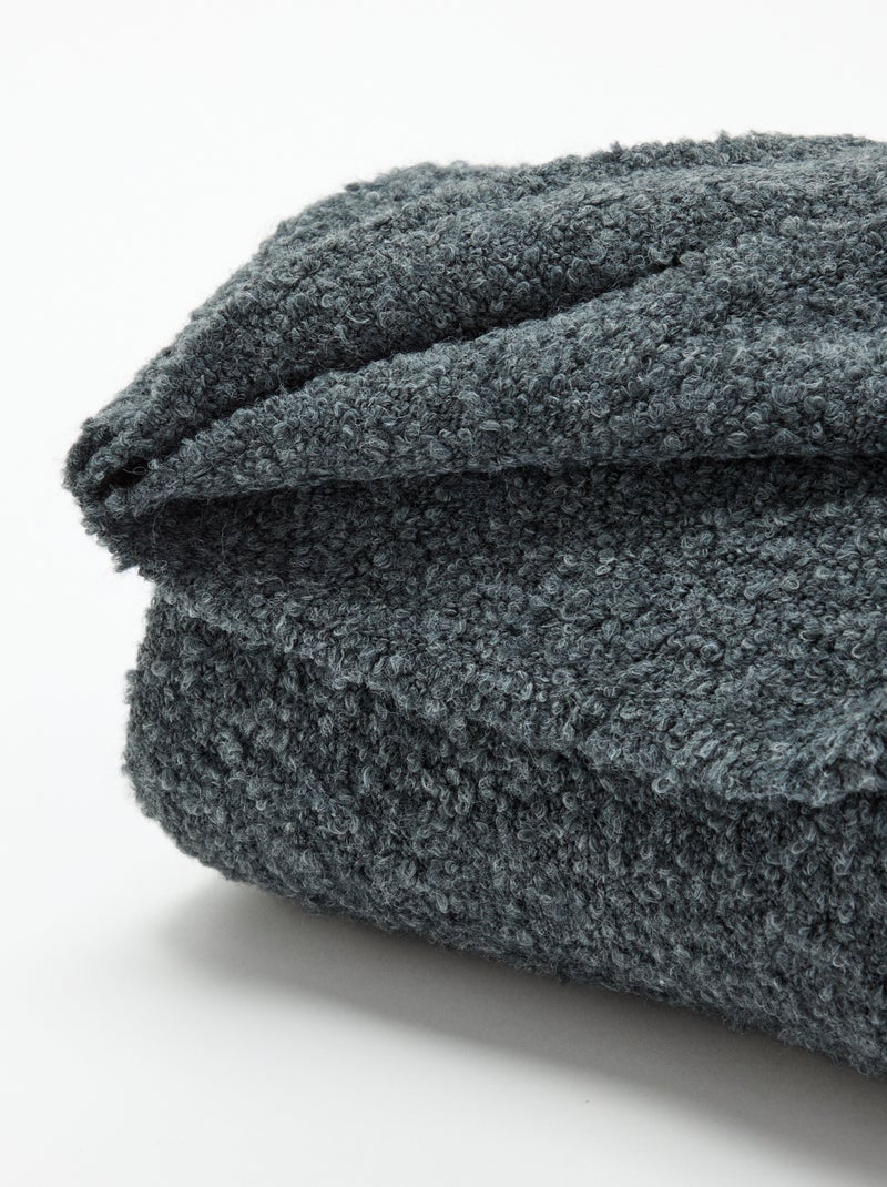 Manta - KIABI Home Gris - Kiabi