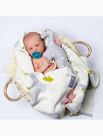 Manta bebé de algodón orgánico gots | SEVIRA KIDS