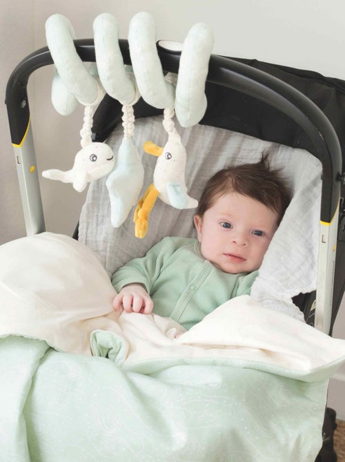 Manta bebé reversible au large de Nova - Kiabi
