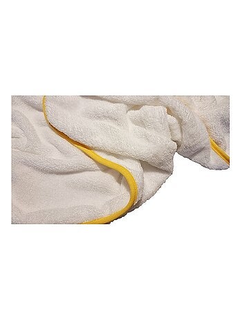 Manta blanca lisa para bebé