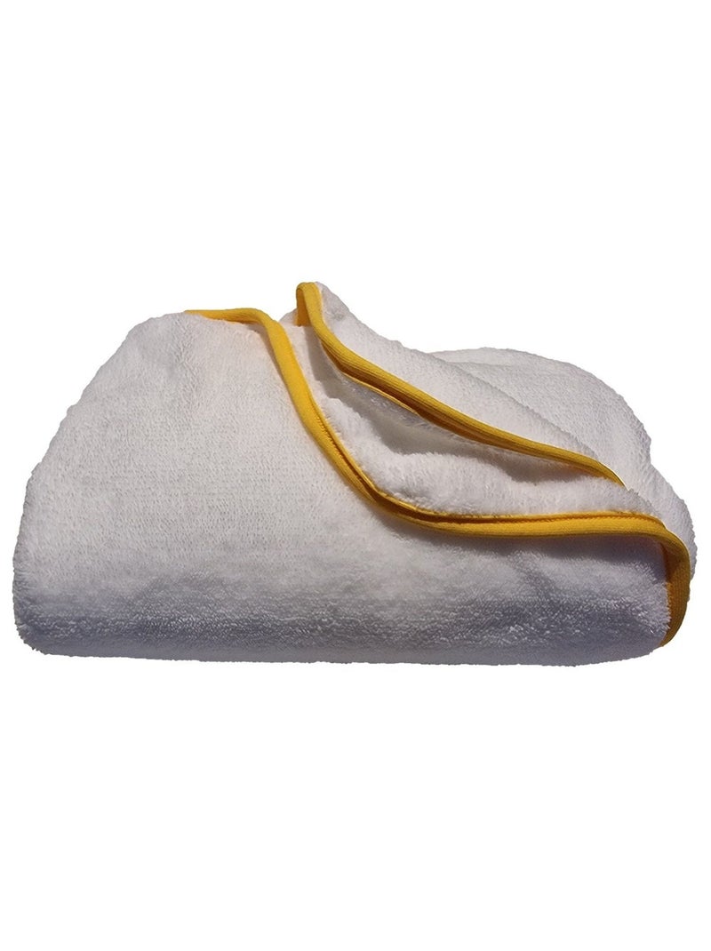 Manta blanca lisa para bebé Amarillo - Kiabi