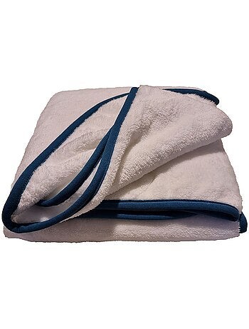 Manta blanca lisa para bebé