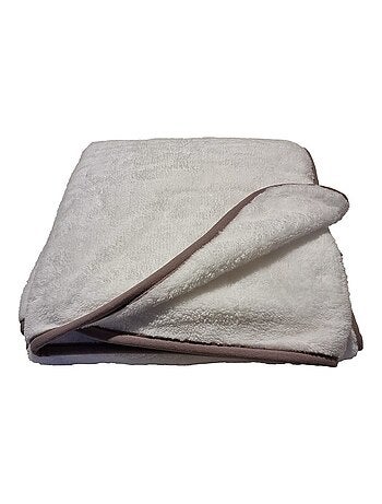 Manta blanca lisa para bebé