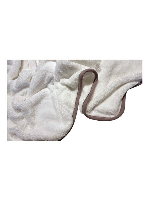Manta blanca lisa para bebé - Kiabi