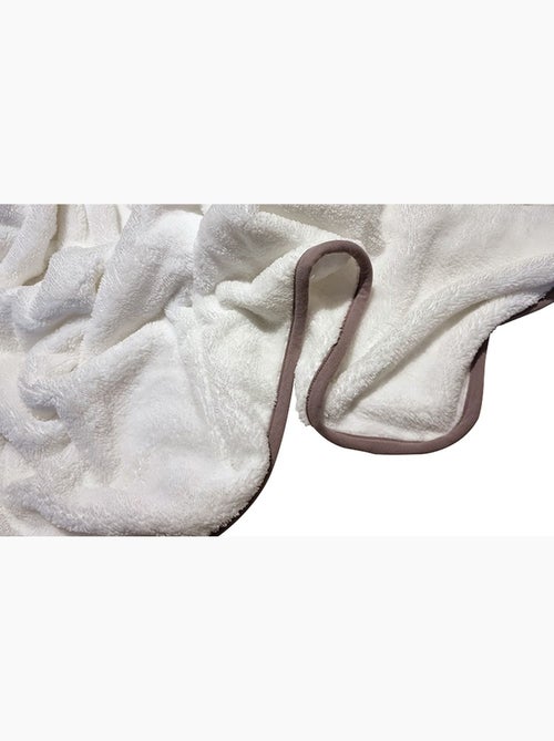 Manta blanca lisa para bebé - Kiabi