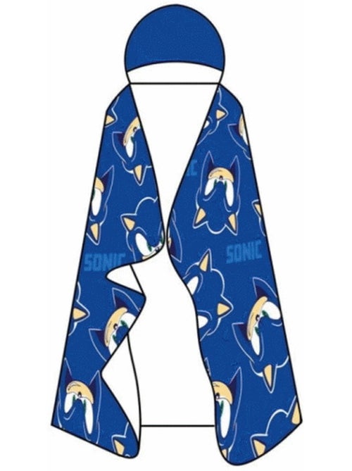 Manta con Capucha Franela Sonic the Hedgehog 120x150cm – Suave y Cálida – Licencia Oficial SEGA - Kiabi Manta con Capucha Franela Sonic the Hedgehog 120x150cm – Suave y Cálida – Licencia Oficial SEGA - Kiabi