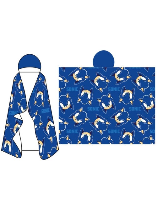 Manta con Capucha Franela Sonic the Hedgehog 120x150cm – Suave y Cálida – Licencia Oficial SEGA - Kiabi Manta con Capucha Franela Sonic the Hedgehog 120x150cm – Suave y Cálida – Licencia Oficial SEGA - Kiabi