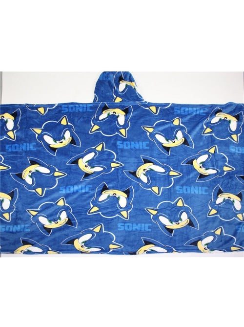 Manta con Capucha Franela Sonic the Hedgehog 120x150cm – Suave y Cálida – Licencia Oficial SEGA - Kiabi Manta con Capucha Franela Sonic the Hedgehog 120x150cm – Suave y Cálida – Licencia Oficial SEGA - Kiabi