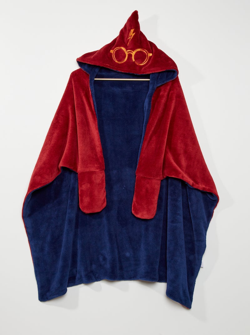 Manta con capucha 'Harry Potter' Azul/rojo - Kiabi
