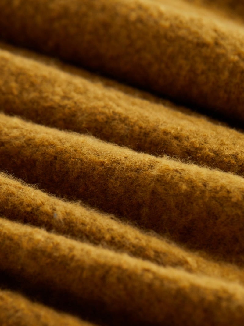Manta con efecto de mohair Bronce - Kiabi
