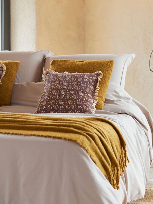 Manta con efecto de mohair - Kiabi