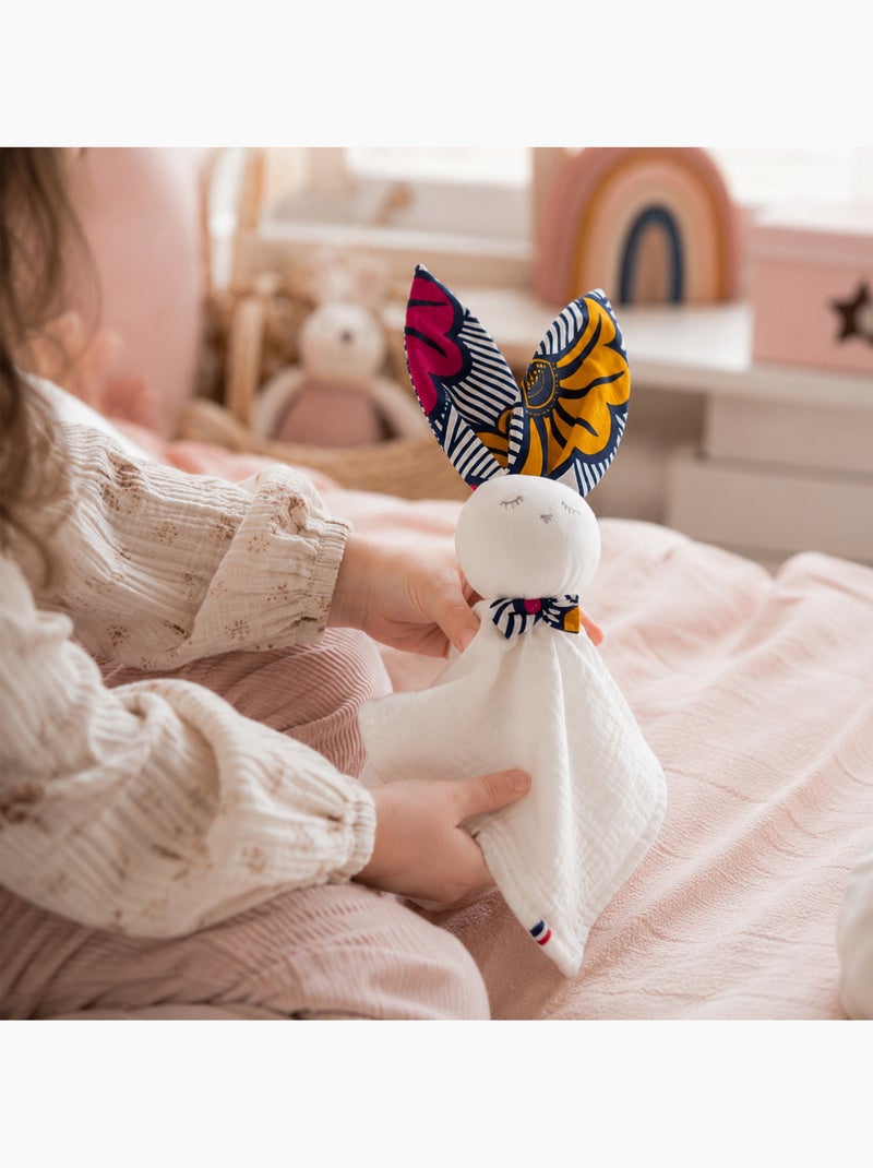 Manta conejito personalizable de muselina de algodón | SEVIRA KIDS Rojo - Kiabi
