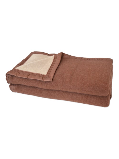 Manta de 100% pura lana virgen de 500 g/m² - Kiabi