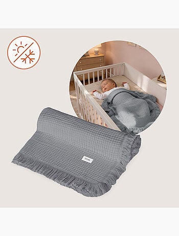 Manta de algodón - LIONELO - 70 x 100 cm - 100 % algodón - 280 g/m²