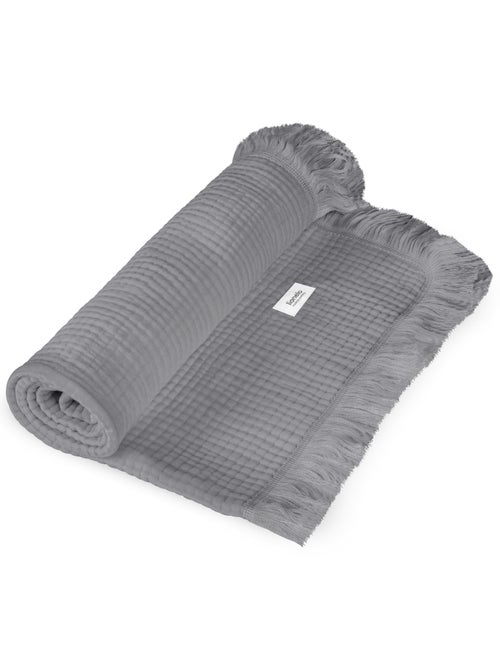 Manta de algodón - LIONELO - 70 x 100 cm - 100 % algodón - 280 g/m² - Kiabi