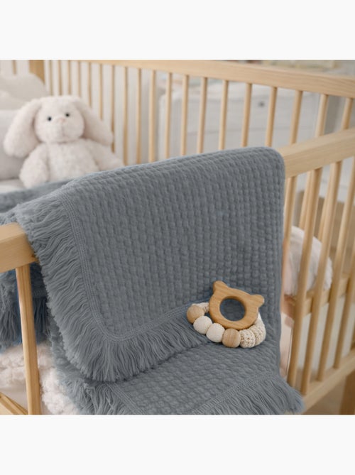 Manta de algodón - LIONELO - 70 x 100 cm - 100 % algodón - 280 g/m² - Kiabi