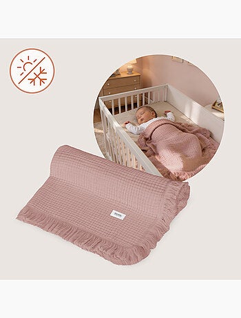 Manta de algodón - LIONELO - 70 x 100 cm - 100 % algodón - 280 g/m²