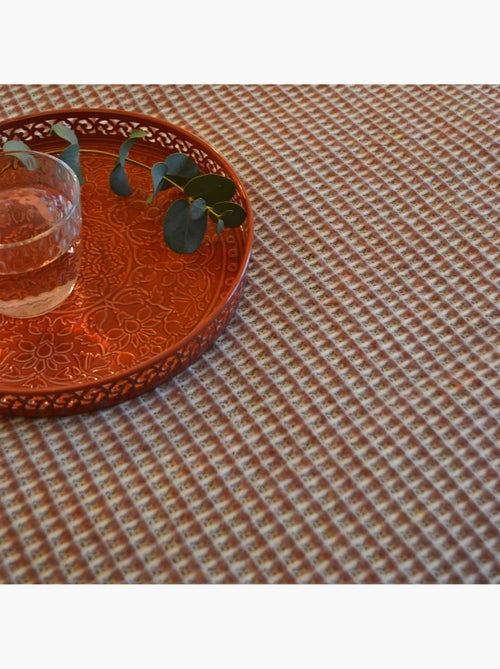 Manta de algodón jacquard de cuadros vichy - Kiabi