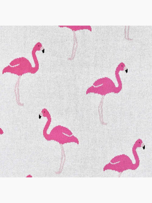 Manta de algodón orgánico, flamenco rosa | SEVIRA KIDS - Kiabi