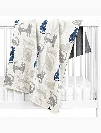 Manta de algodón orgánico, gato | SEVIRA KIDS