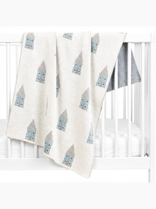 Manta de algodón orgánico para bebé, casas - SEVIRA KIDS - Kiabi