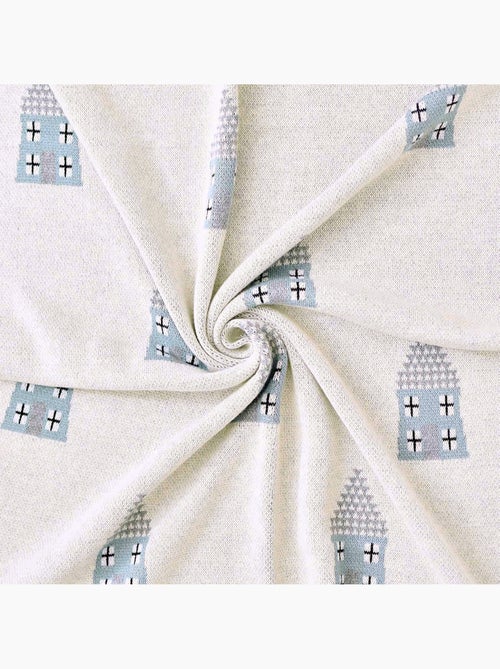 Manta de algodón orgánico para bebé, casas - SEVIRA KIDS - Kiabi