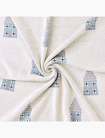 Manta de algodón orgánico para bebé, casas | SEVIRA KIDS