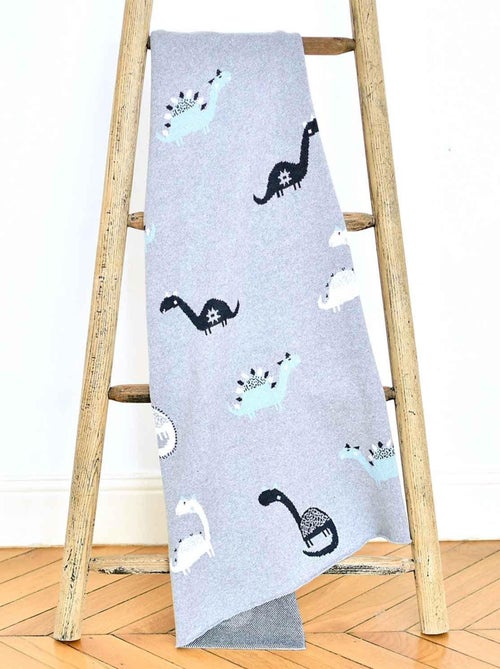 Manta de algodón orgánico para bebé, dinosaurio - SEVIRA KIDS - Kiabi