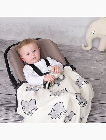 Manta de algodón orgánico para bebé, hipo | SEVIRA KIDS