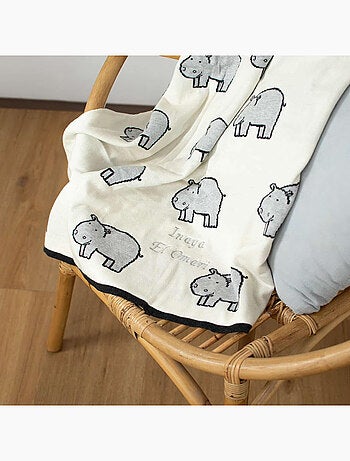 Manta de algodón orgánico para bebé, hipo | SEVIRA KIDS