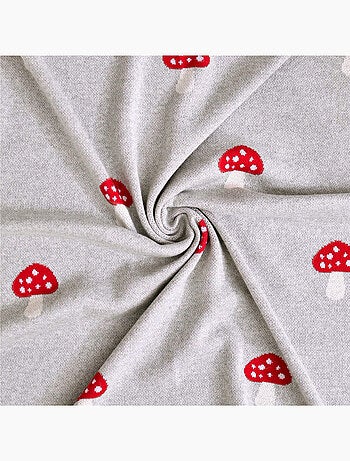 Manta de algodón orgánico para bebé, seta | SEVIRA KIDS