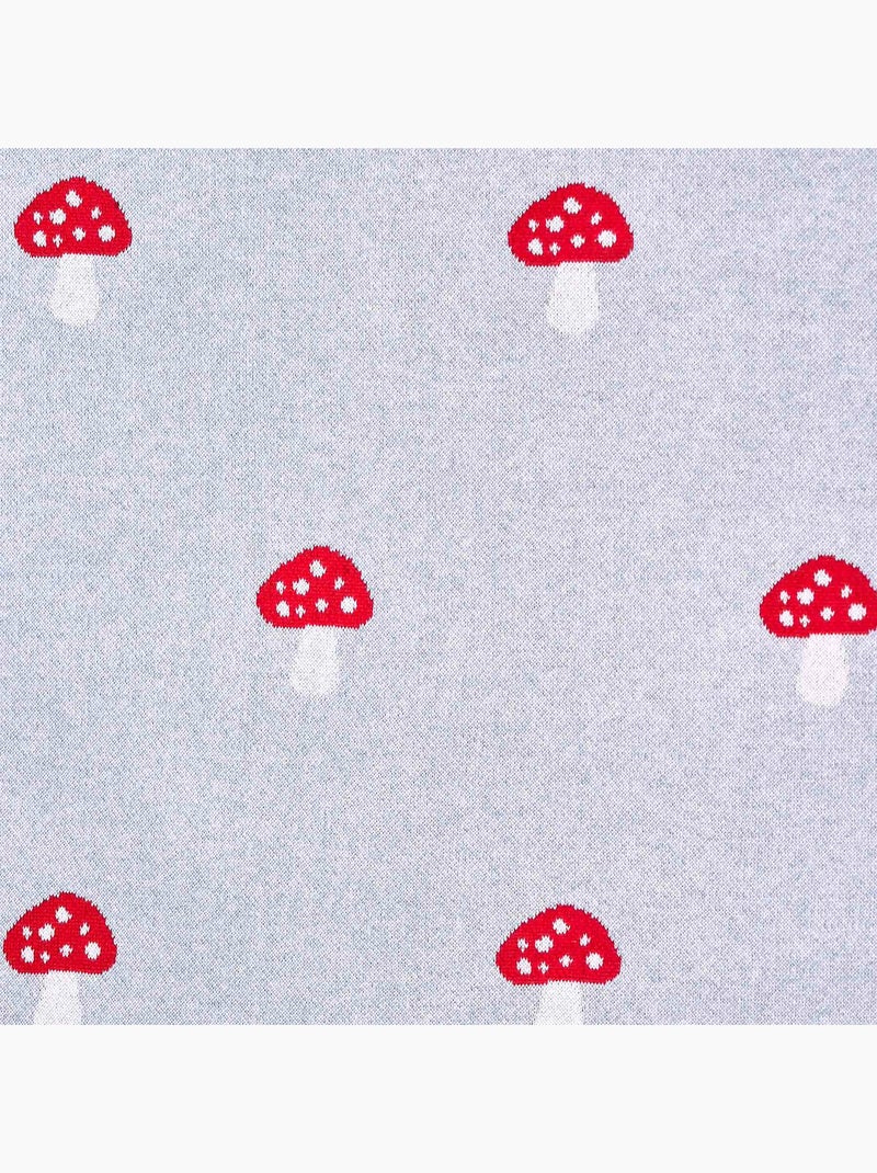 Manta de algodón orgánico para bebé, seta | SEVIRA KIDS Gris - Kiabi
