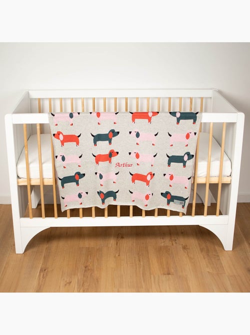 Manta de algodón orgánico para bebé, teckel | SEVIRA KIDS - Kiabi