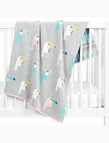 Manta de algodón orgánico para bebé, toucan - SEVIRA KIDS