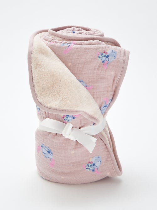 Manta de algodón y tejido polar 'Stitch' - Kiabi