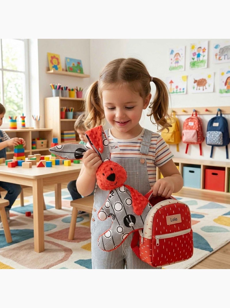 Manta de apego conejito de bambú para bebé | SEVIRA KIDS Rojo - Kiabi