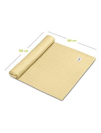 Manta de bambú para bebé 120x120 cm - LIONELO - 100% algodón - Hipoalergénica